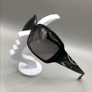 CALVIN KLEIN Collection 976 Sunglasses in color 038 Black Crystal Square Italy